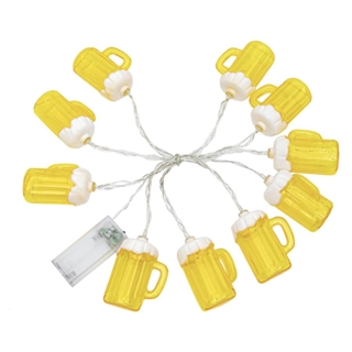 LED lyskæde med ølkrus